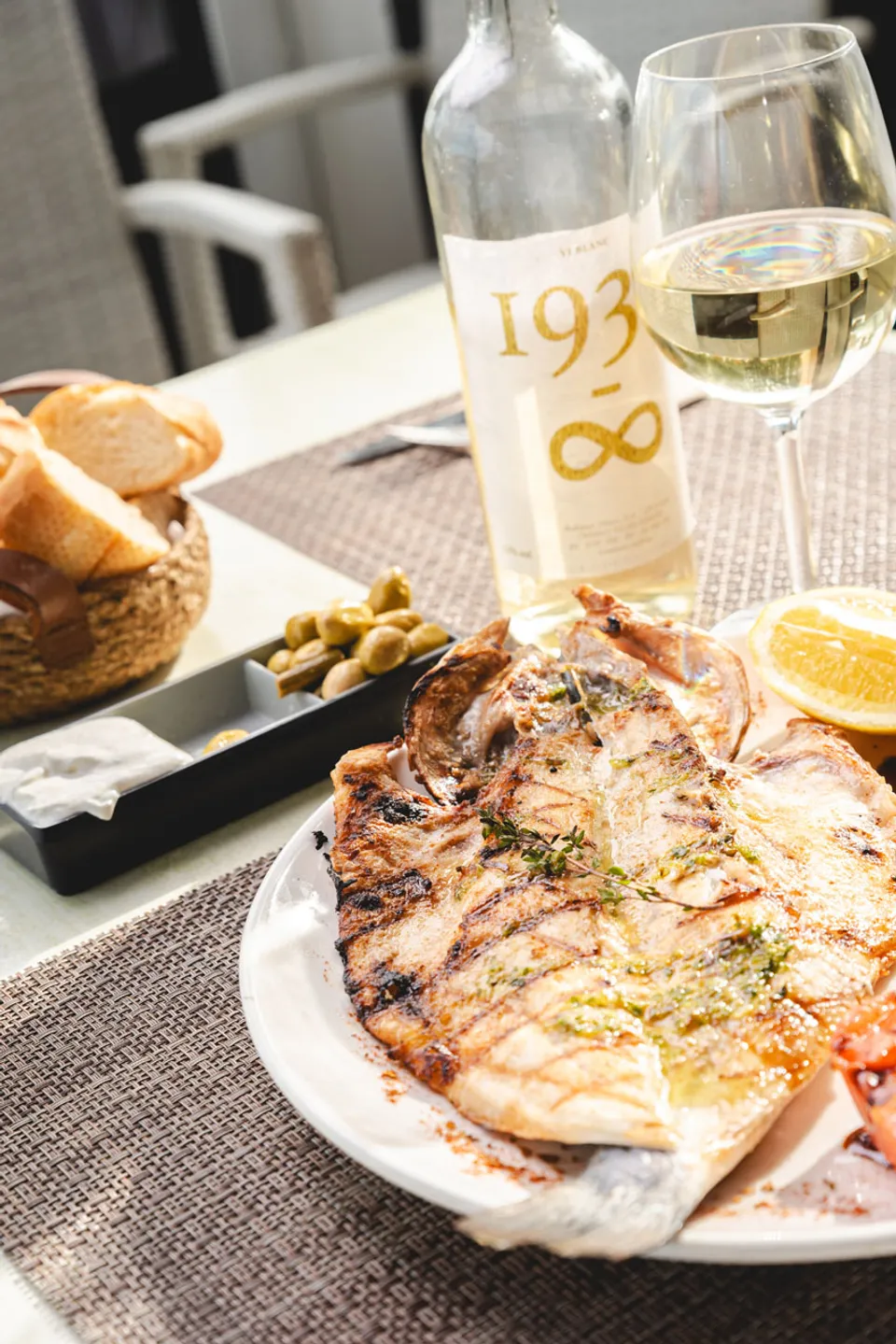 Fresh Mediterranean fish — traditional Mallorcan cuisine Es Muntant